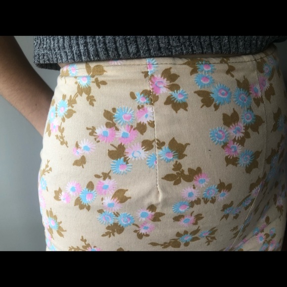 Vintage floral print pants - Picture 3 of 3